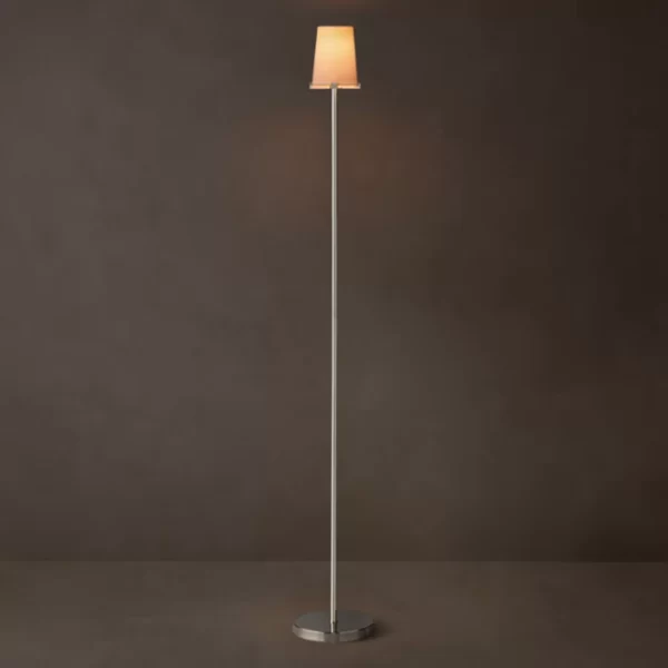 Modern Gorvey lighting floor lamp with a sleek design and warm light.