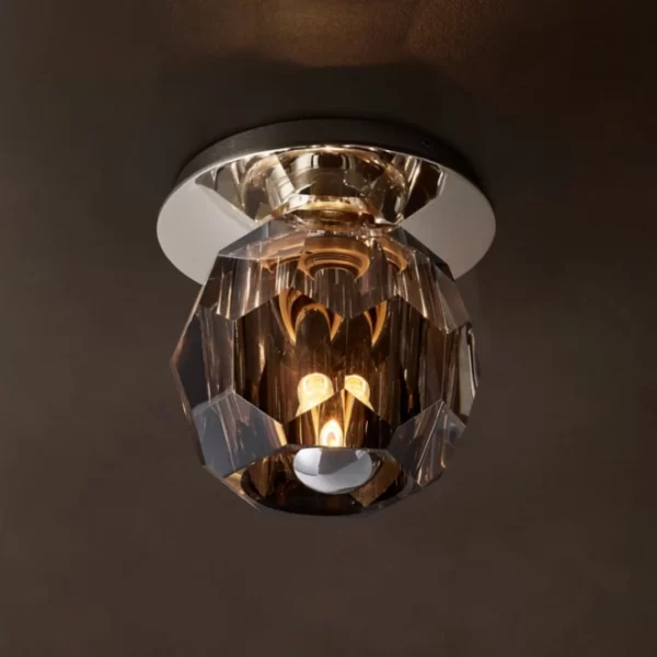 Elegant crystal ceiling light fixture by Gorvey Lighting for modern interiors.