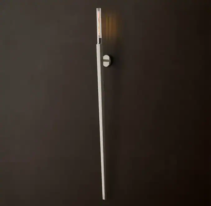Modern wall sconce with sleek design and LED lighting for contemporary interiors.