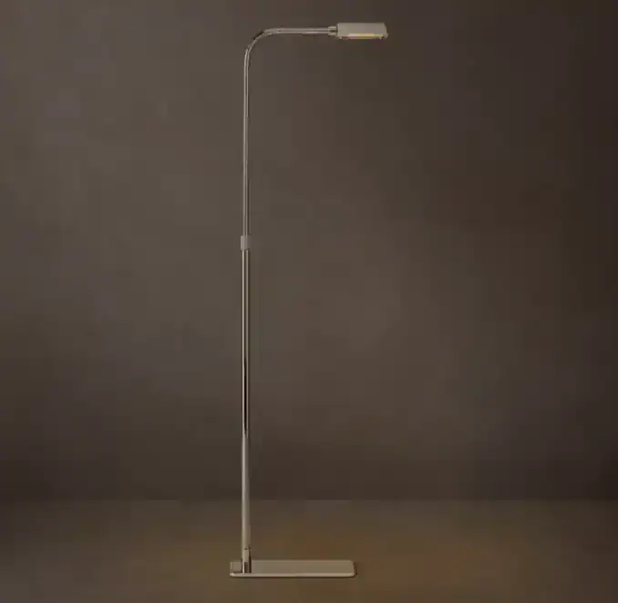 Gorvey Steel Task Lamp with adjustable arm and sleek design.
