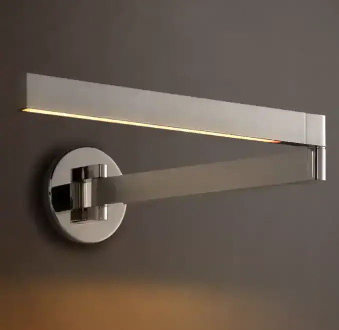 Modern adjustable LED wall sconce for versatile lighting solutions.