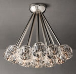 GV Boule De Cristal Modern Glass Light Flushmount