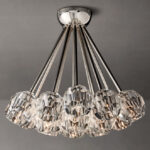 GV Boule De Cristal Modern Glass Light Flushmount