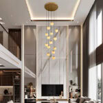 14 Light Alabaster Staircase Chandelier - Image 3