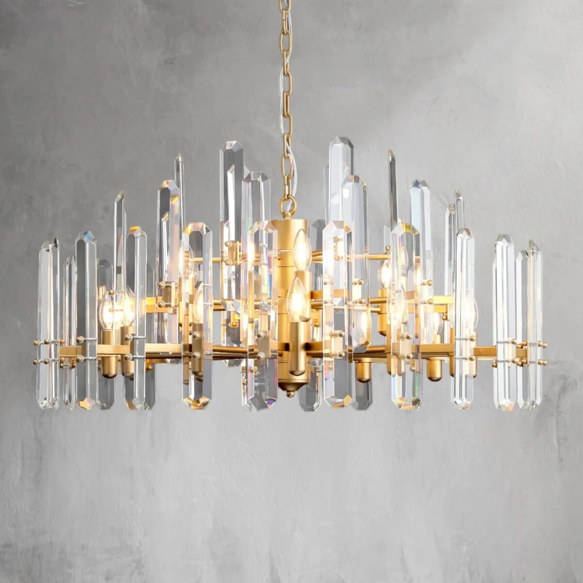 Bonnington Round K9 Glass Chandelier - Image 18